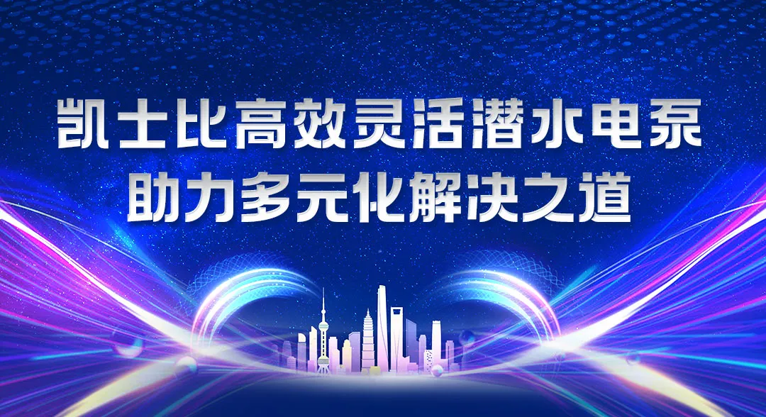 凯士比高效灵活潜水电泵 | 助力多元化解决之道